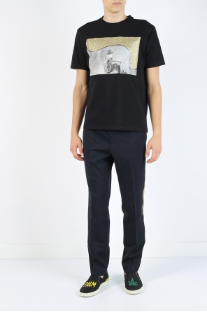 Side-stripe pleat-front trousers, zdjęcie 2 Side-stripe pleat-front trousers od Palm Angels